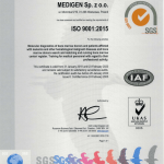 Certyfikat ISO Medigen wersja angielska